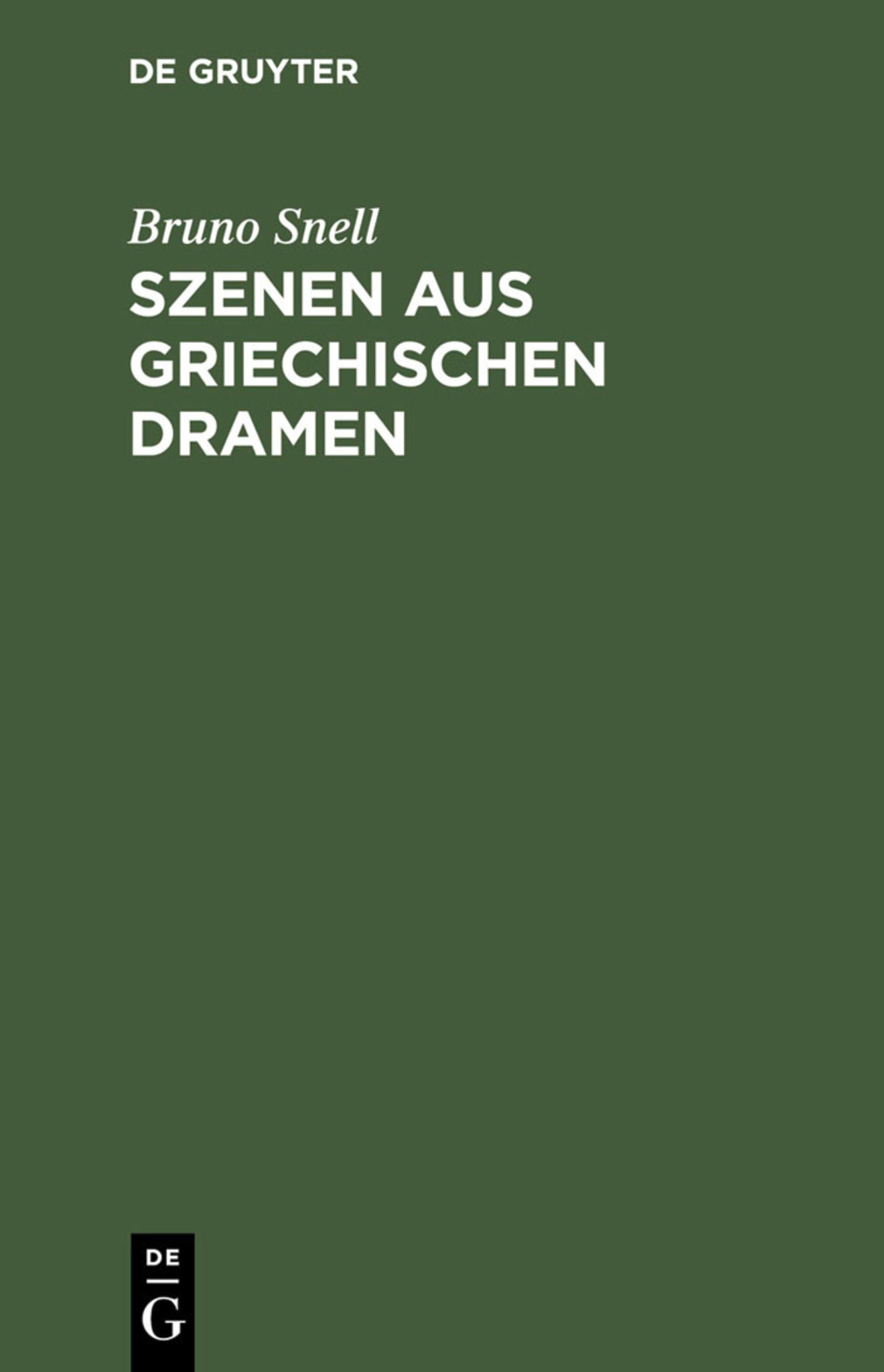 Szenen aus griechischen Dramen